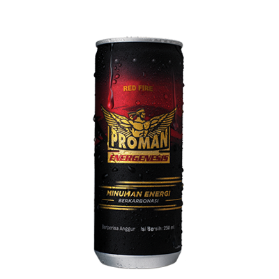 Proman red can