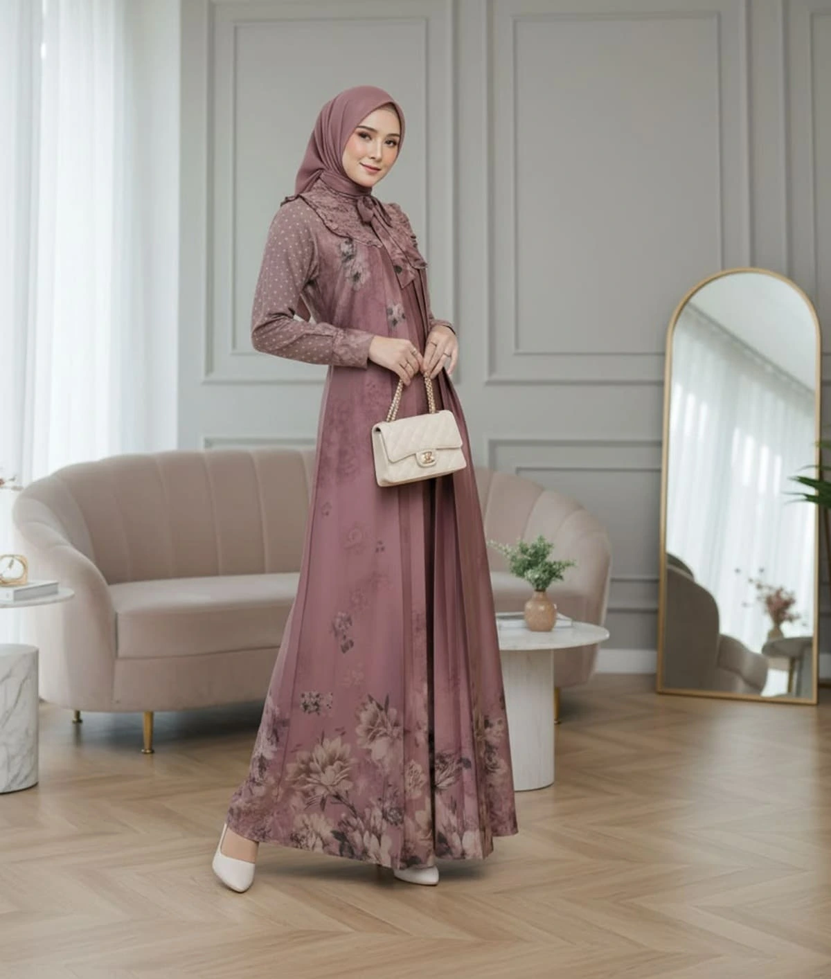 Gamis Armani Silk merupakan Model Baju Lebaran 2026