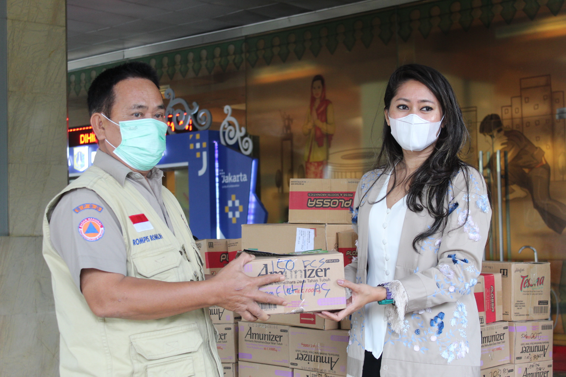 Enesis Group Provides Amunizer & Antis Aid for DKI Jakarta