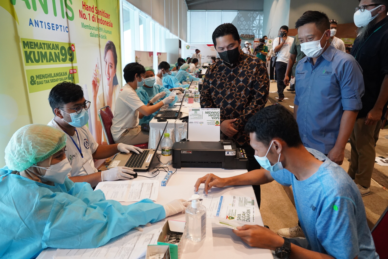 SOE Minister Appreciates Enesis in the Implementation of Vaccines