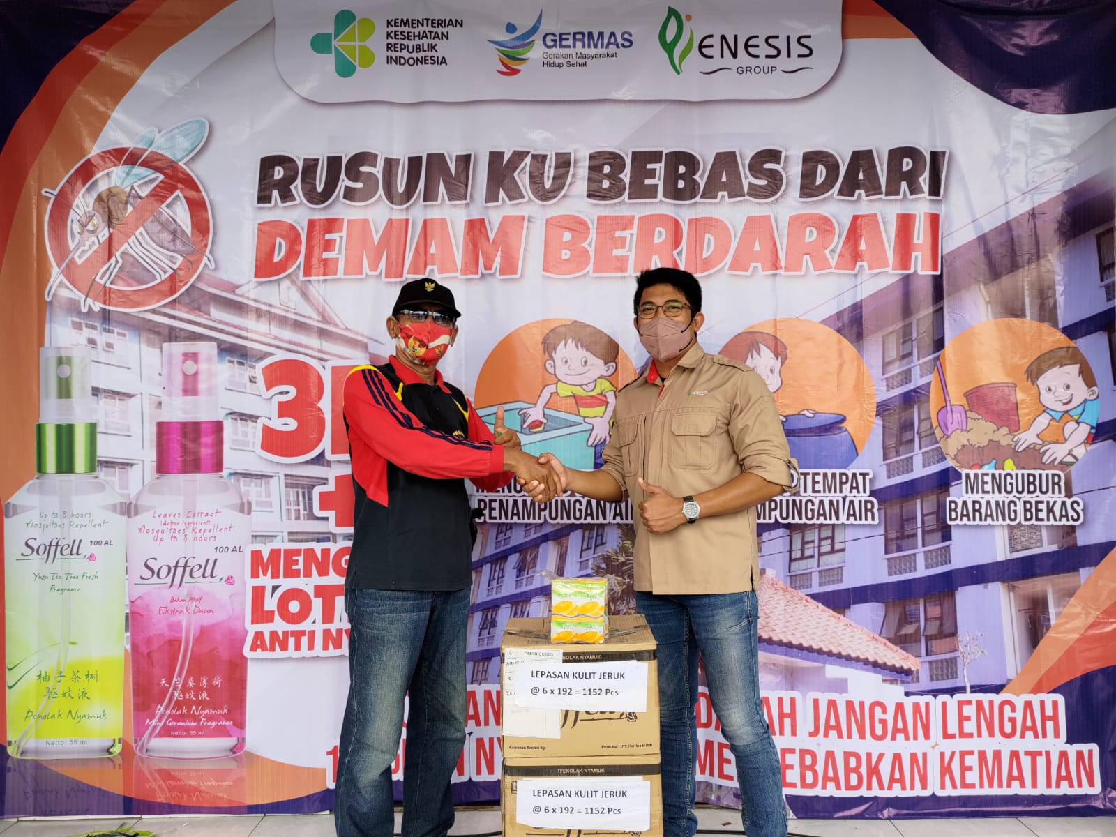 My home is free of dengue fever with Soffell in Surabaya