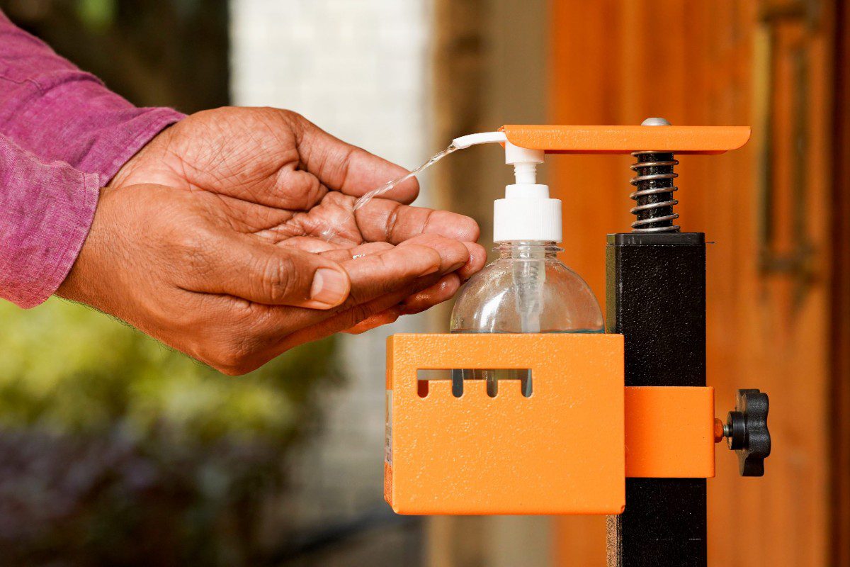 Membuat Tempat Hand Sanitizer Otomatis