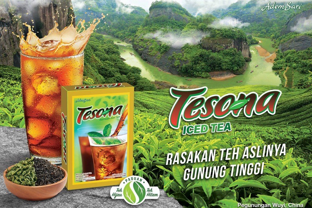 TESONA, Paduan Black Tea dengan Green Tea dalam Satu Kemasan