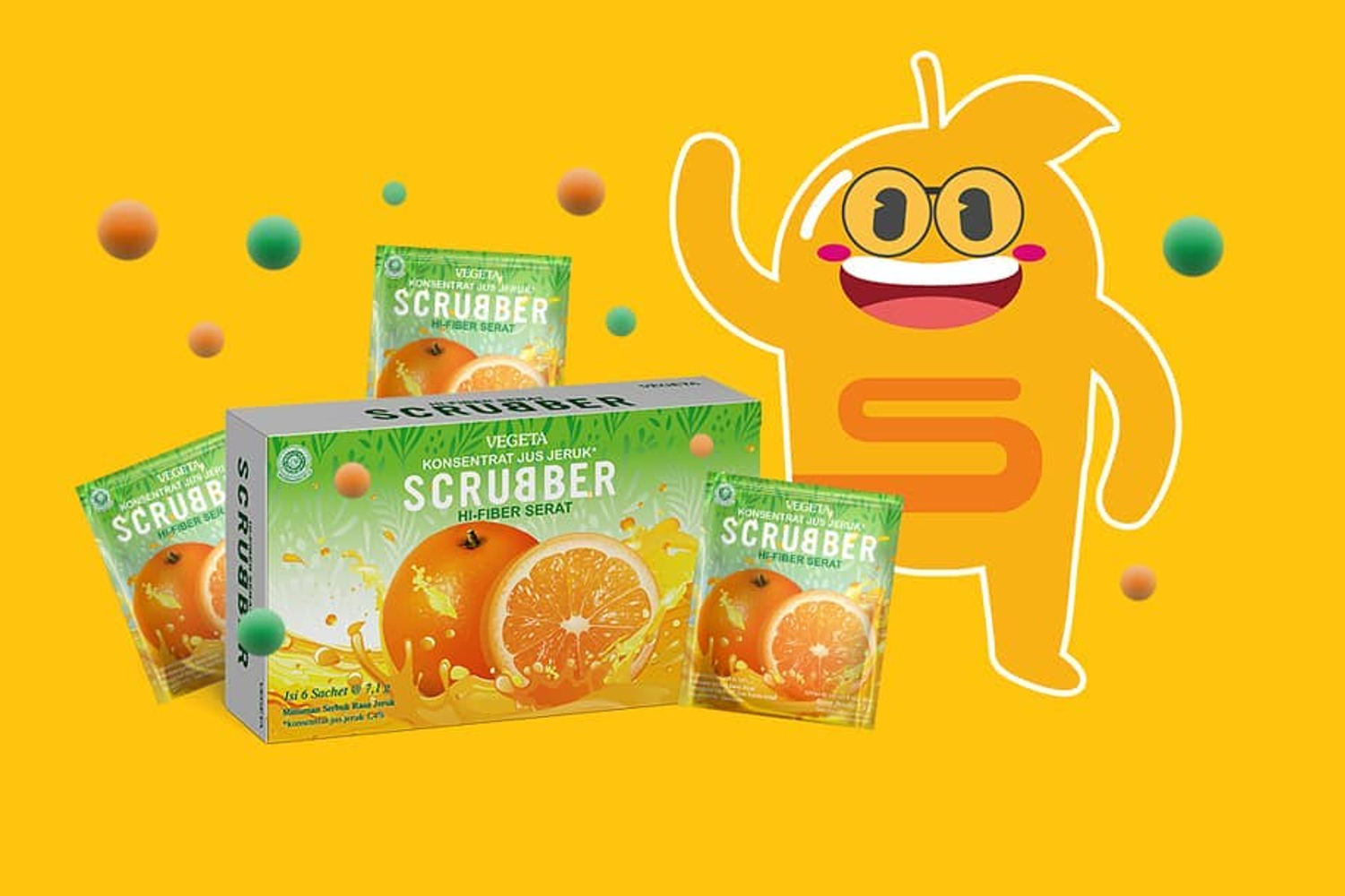 Vegeta Scrubber, Minuman Serat Pelancar BAB