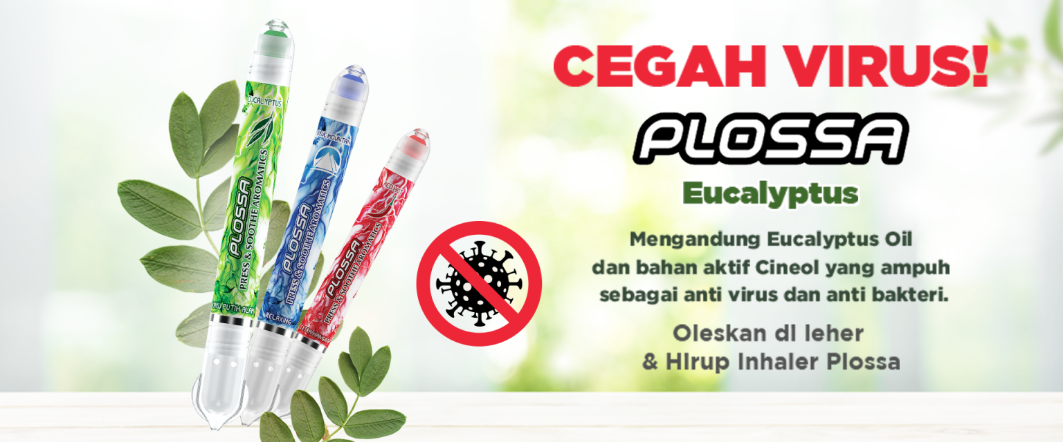 Cegah Virus Corona dengan Plossa Press & Soothe Aromatics